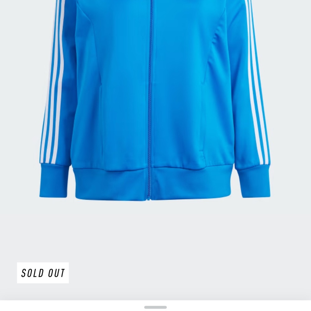 adidas Women's Bright Blue Bomber Jacket